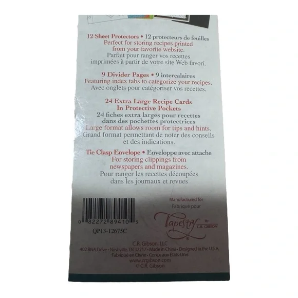 Deluxe Recipe Binder (NWT) - Picture 3 of 6